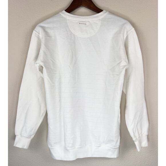 People of Leisure Def Leppard S Graphic Sweatshirt White Women - Picture 4 of 10